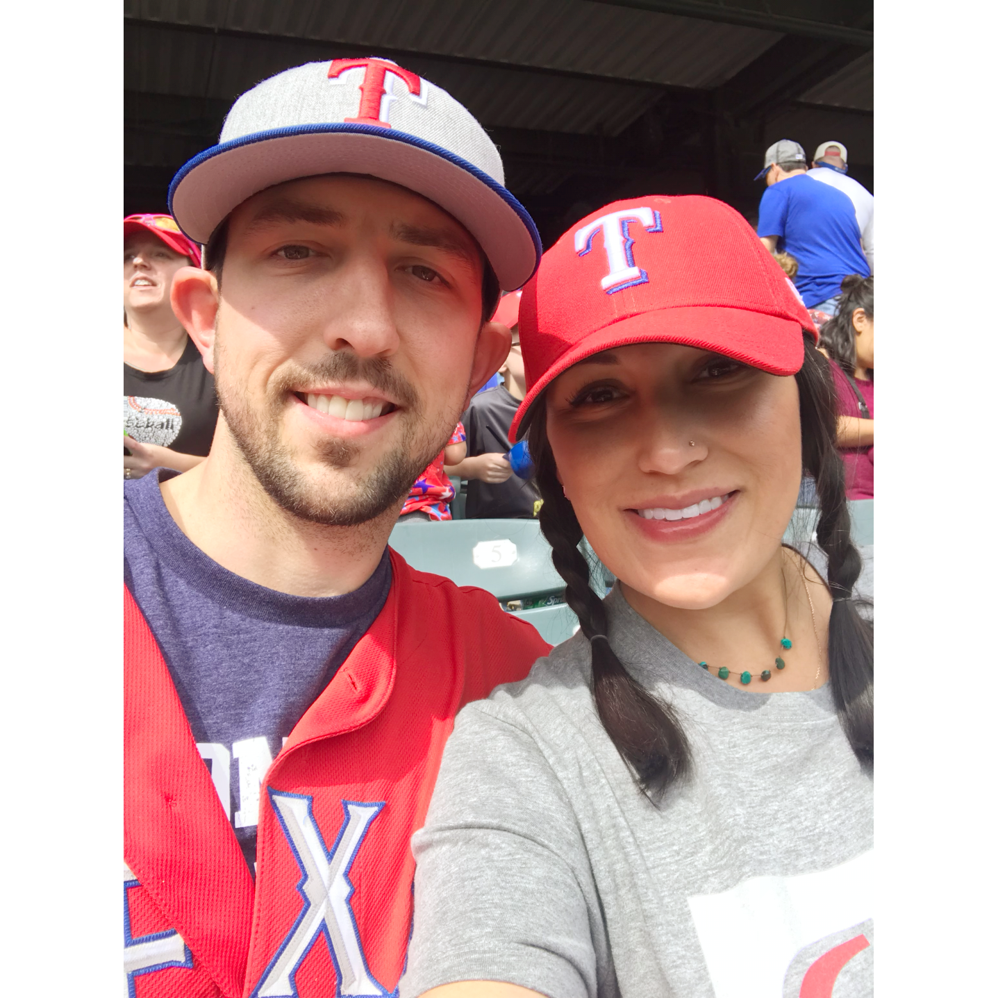 My first Rangers game!