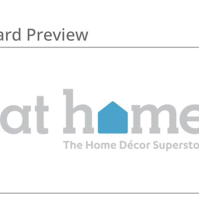 At Home store gift