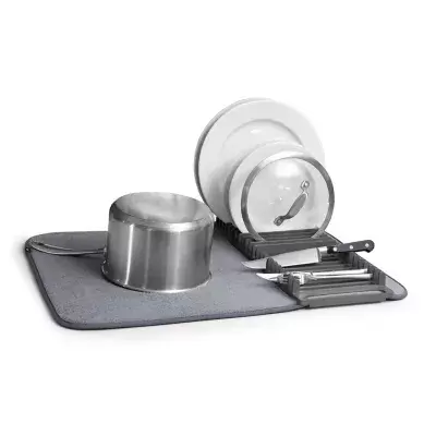 Umbra® U Dry Drying Rack with Mat in Linen