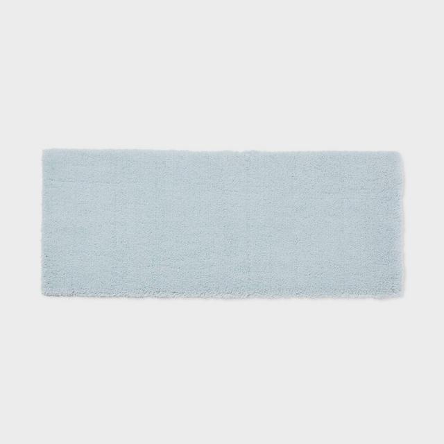 22"x60" Spa Plush Bath Rug Light Blue - Threshold™