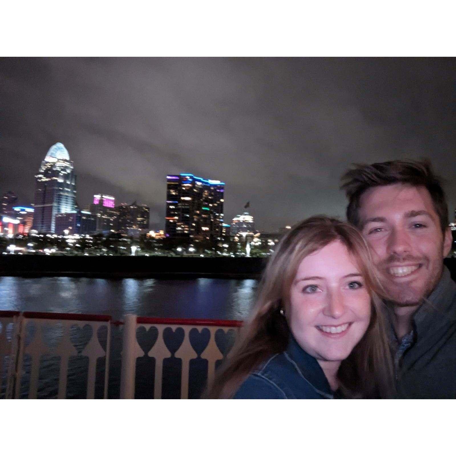 Milo takes Sarah on a River Boat Cruise on the Ohio River!