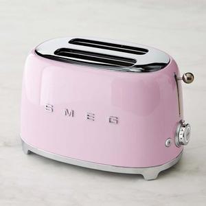 Smeg 2-Slice Toaster, Pink