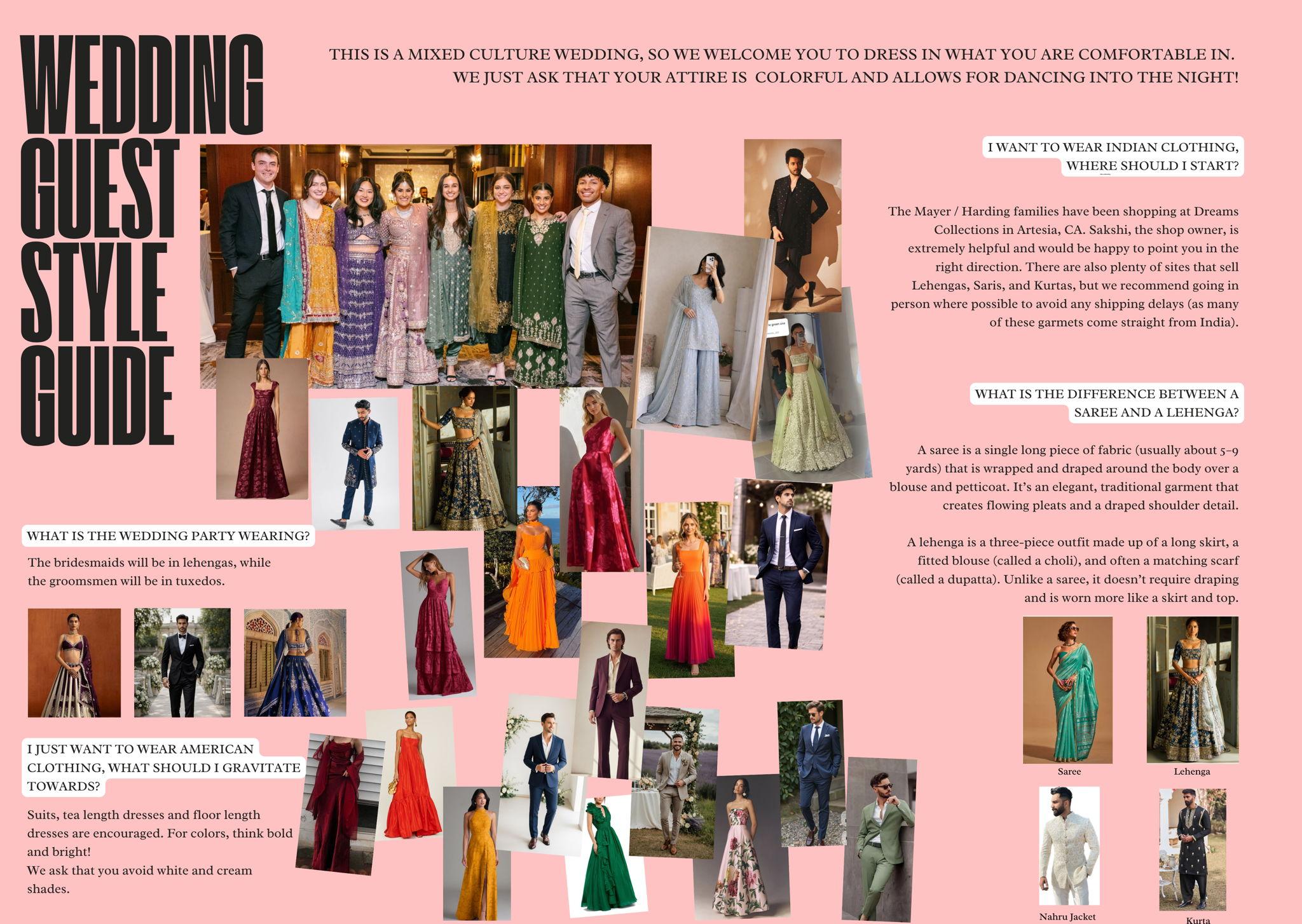The Wedding Website of Sonali Mayer and Teddy Harding