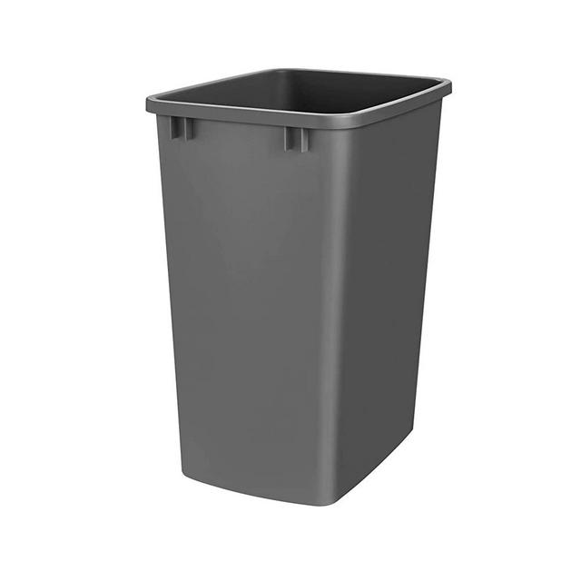 Rev-A-Shelf RV-35-18-52 35-Quart Plastic Replacement Waste Container Trash Can for The Kitchen or Laundry Room, Black