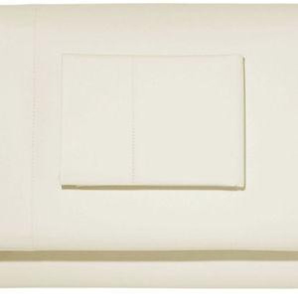 280-Thread-Count Pima Cotton Percale Sheet Set- Cream