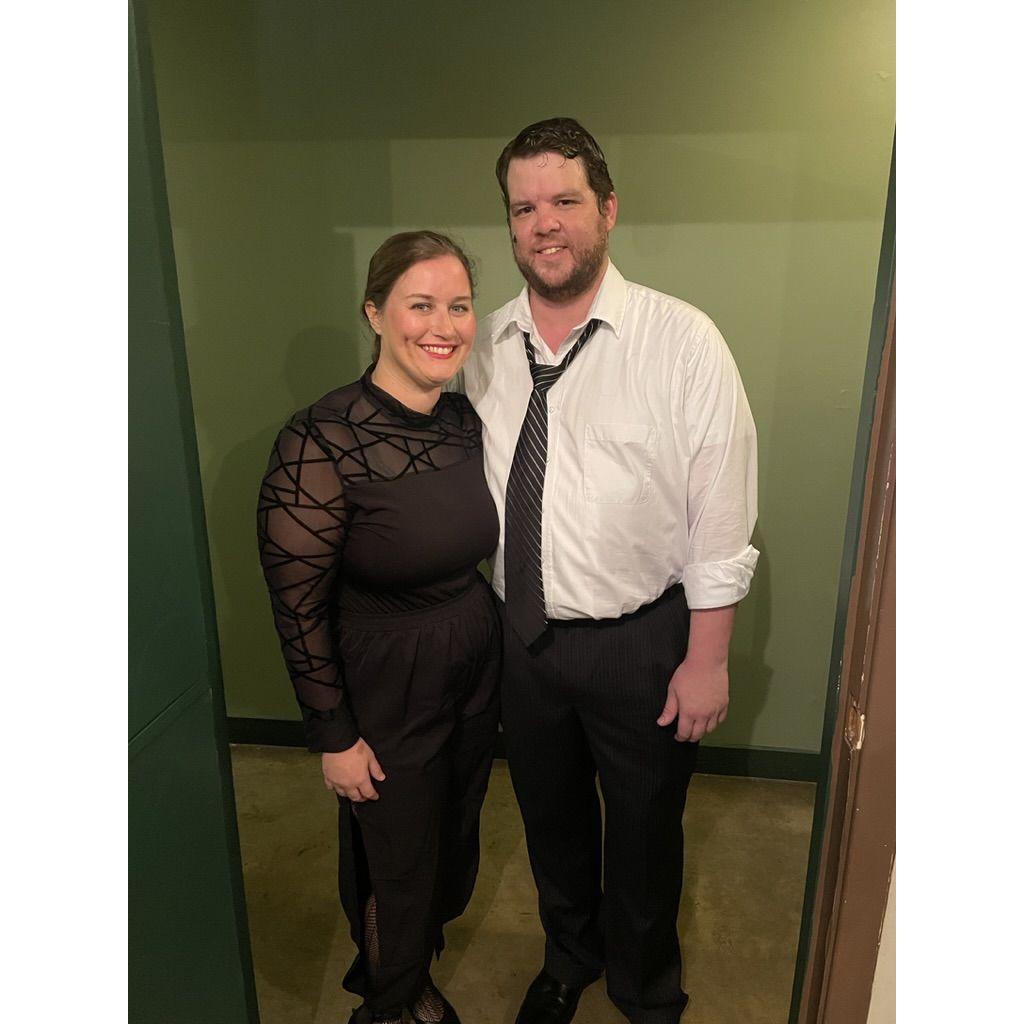 We met just before doing Chicago the Musical together at Macon Little Theatre.