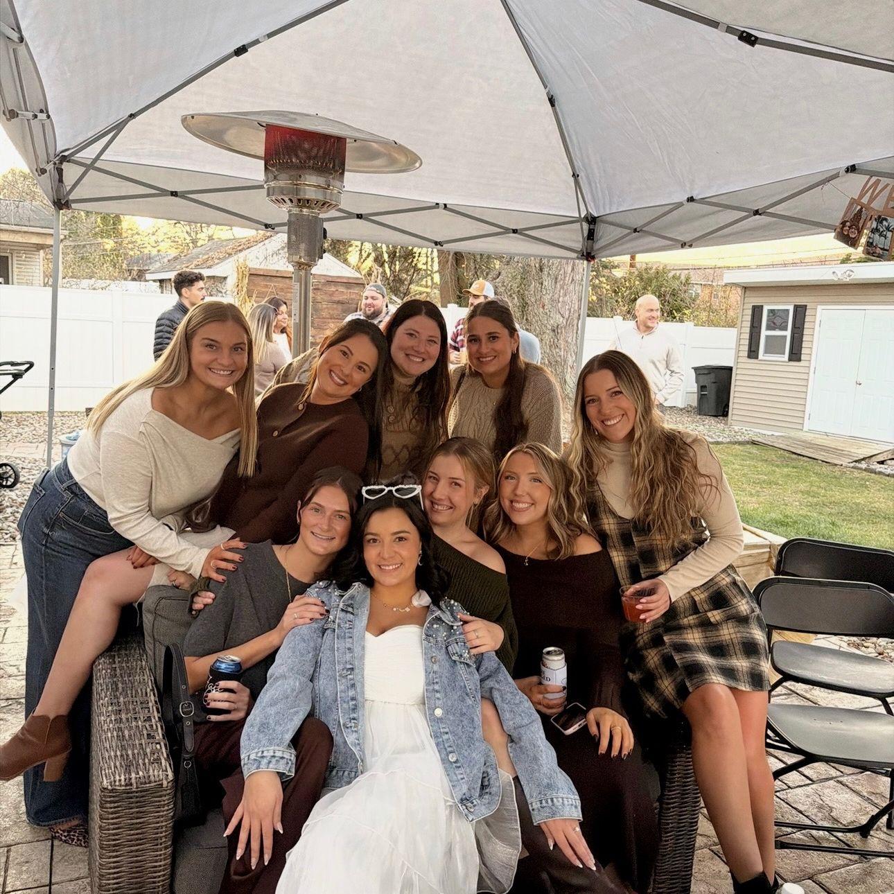 Our engagement party! We were so thankful for my sister & brother in law to host a perfect fall day celebrating this big milestone with some of our favorite people!