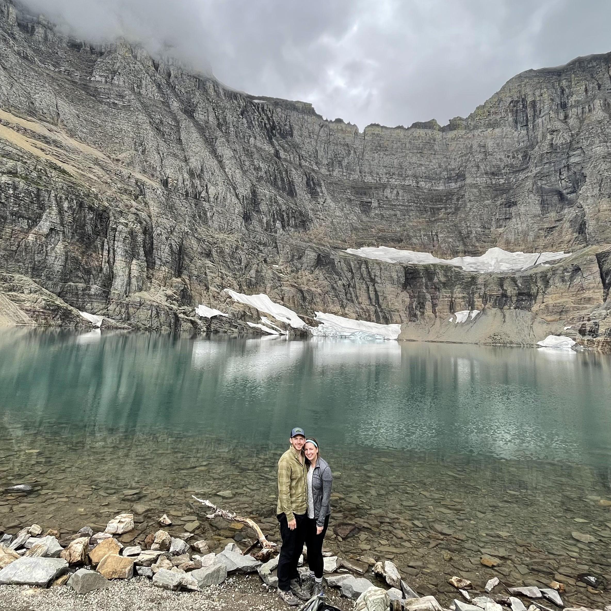 Iceberg Lake Hike at Glacier National Park, Montana. August 2021