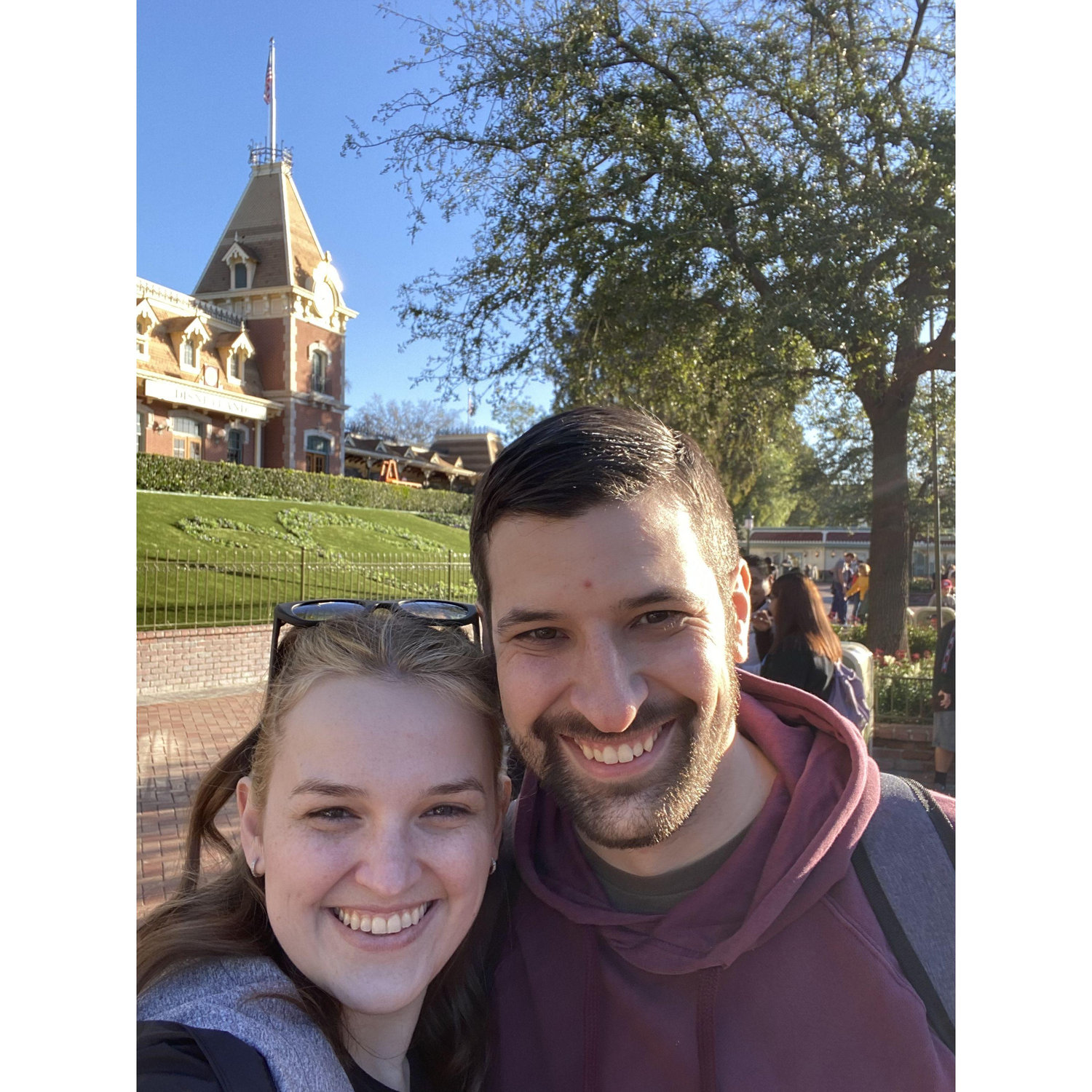 Eriks first time to Disneyland with Valery