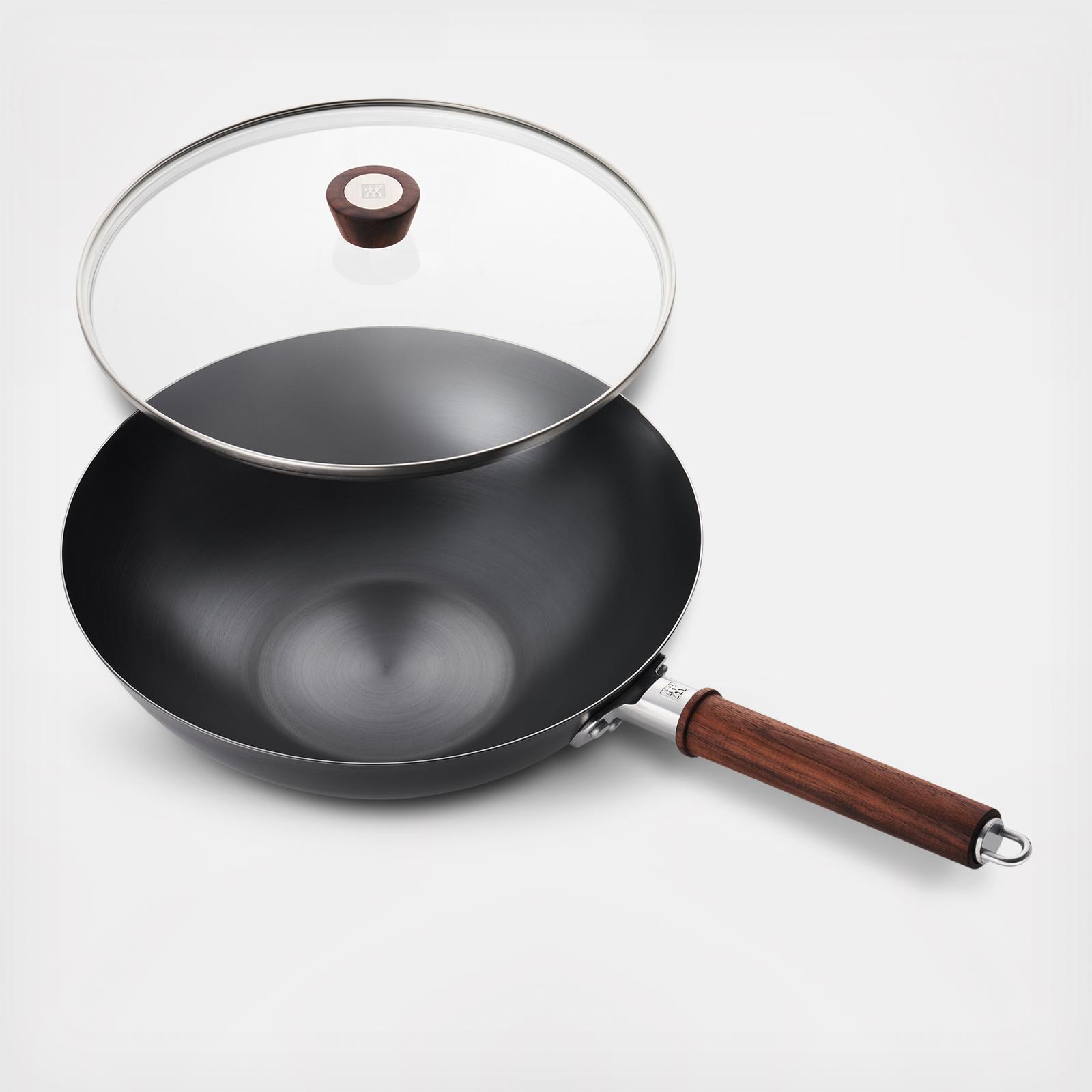 ZWILLING, Dragon Carbon Steel Wok with Lid | Zola
