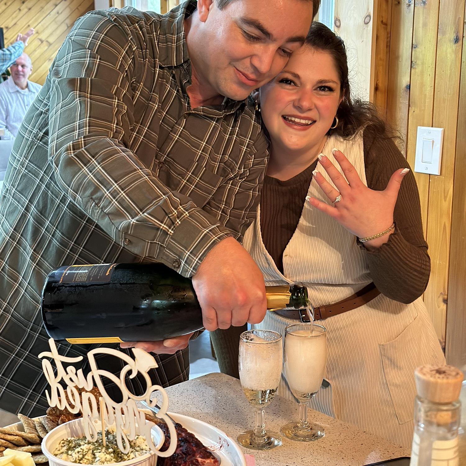Our surprise engagement party!