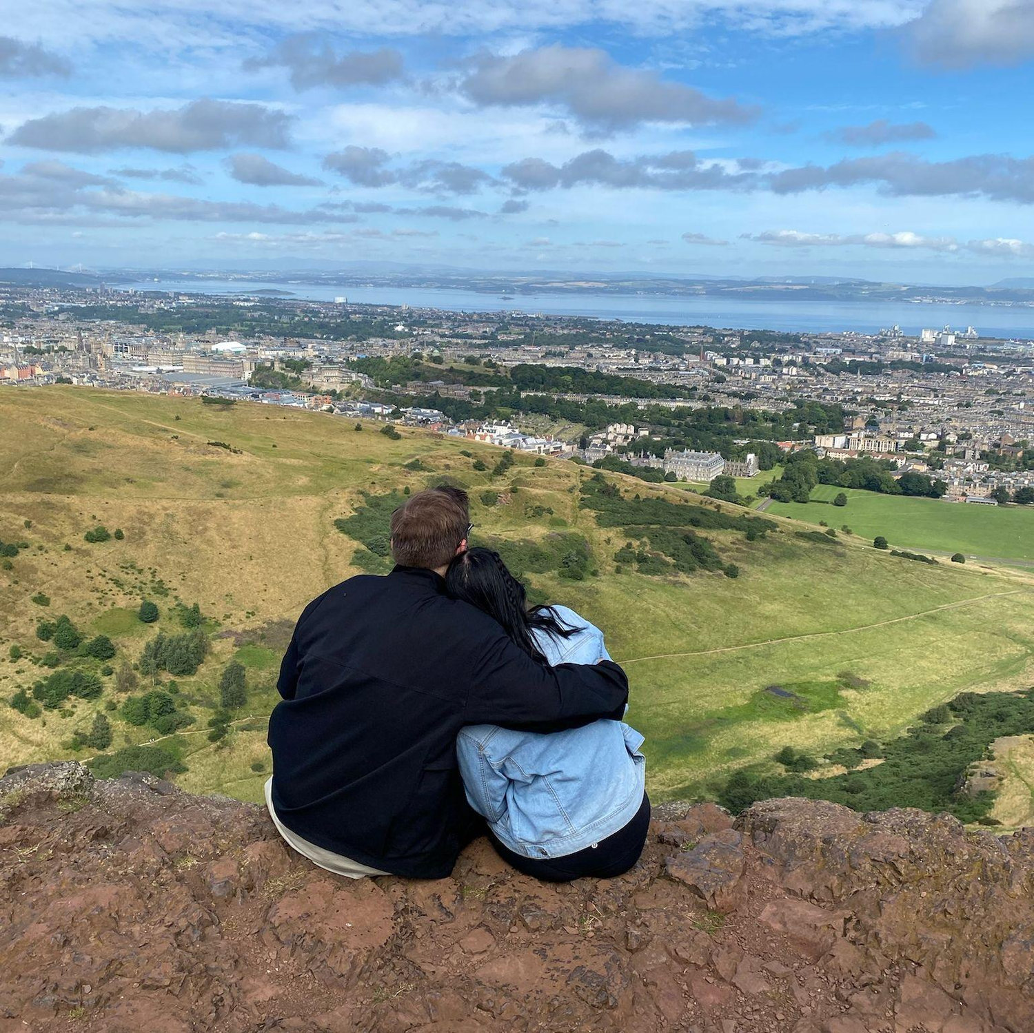 August, 2024 - The time I thought he was proposing in Edinburgh.