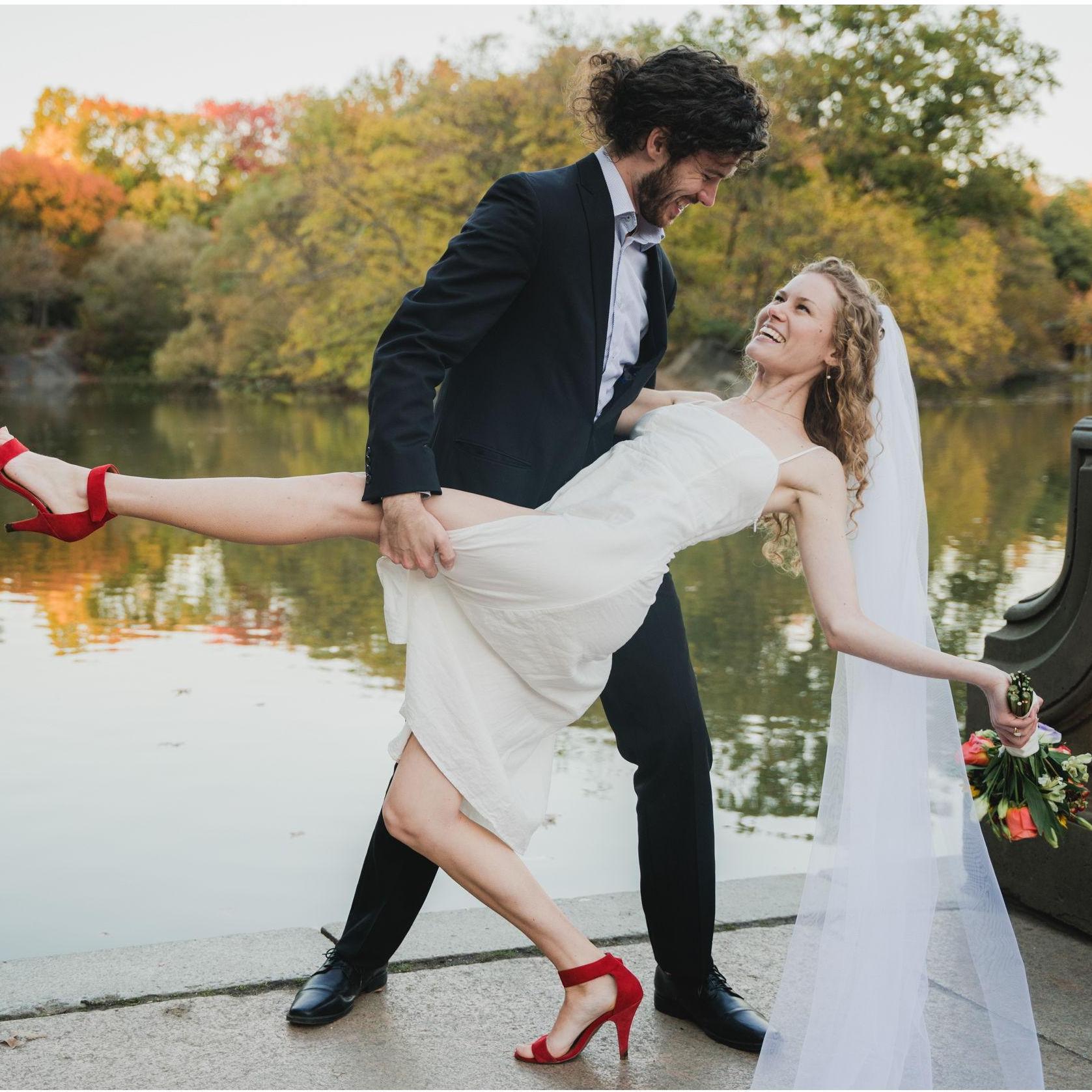 Our first wedding (aka staged elopement for a photographer friend's portfolio)