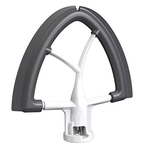 Flex Edge Beater for KitchenAid Tilt-Head Stand Mixer 4.5-5 Quart -Flat Beater with Flexible Silicone Edges Bowl Scraper by Hozodo