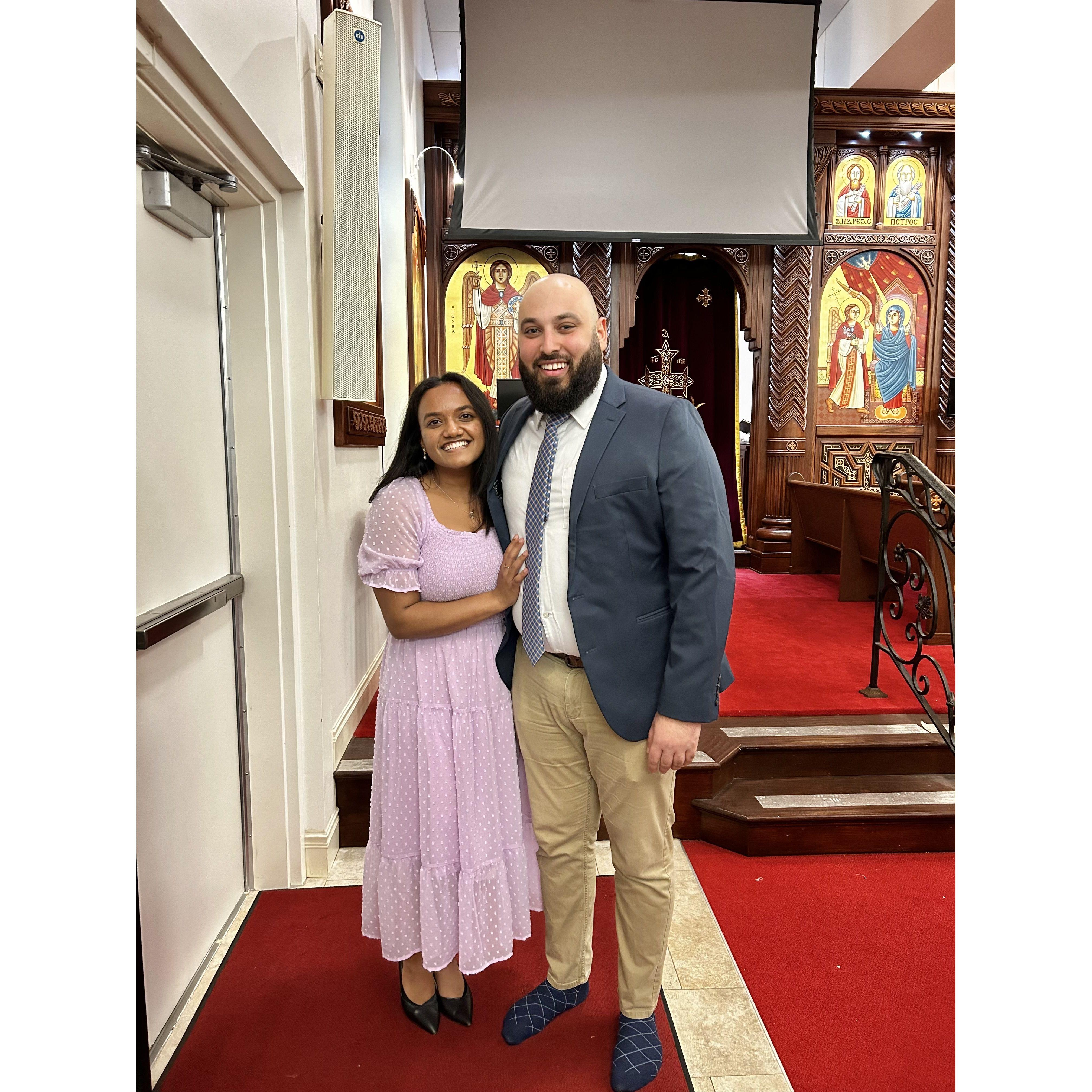 Our first Feast together at St. Mary
