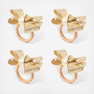 Tuxedo Napkin Ring, Set of 4