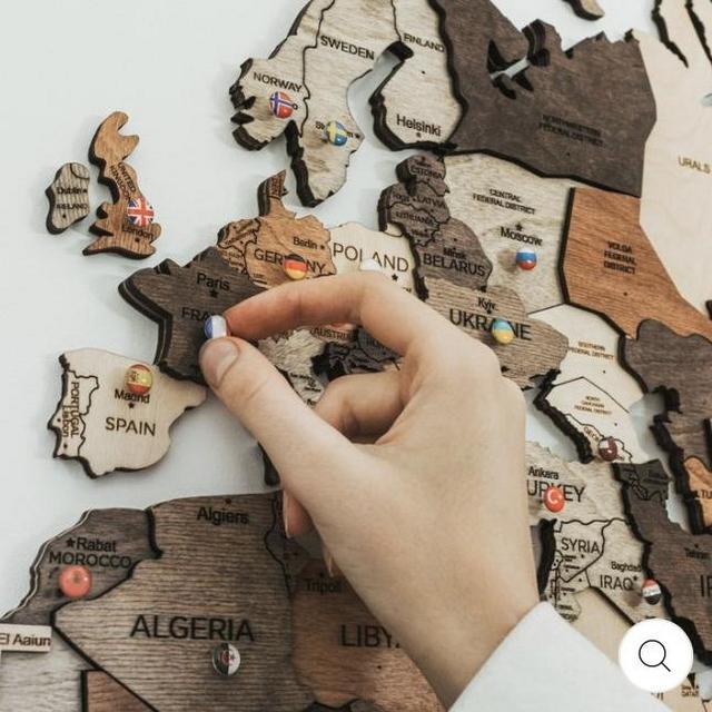 World Map Large Multicolor Prime