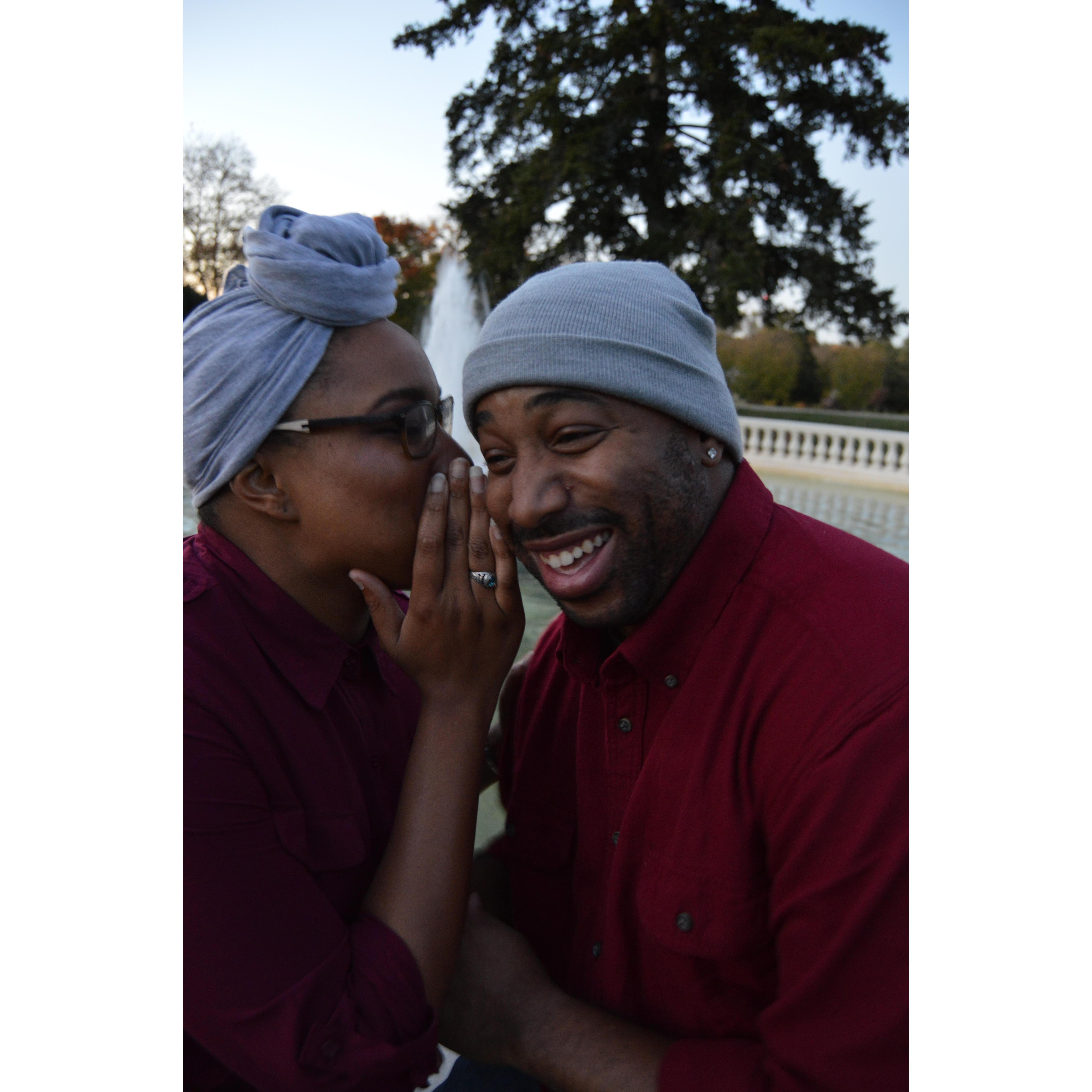 whispering "sweet nothings, sweet nothings, sweet nothings" lmao