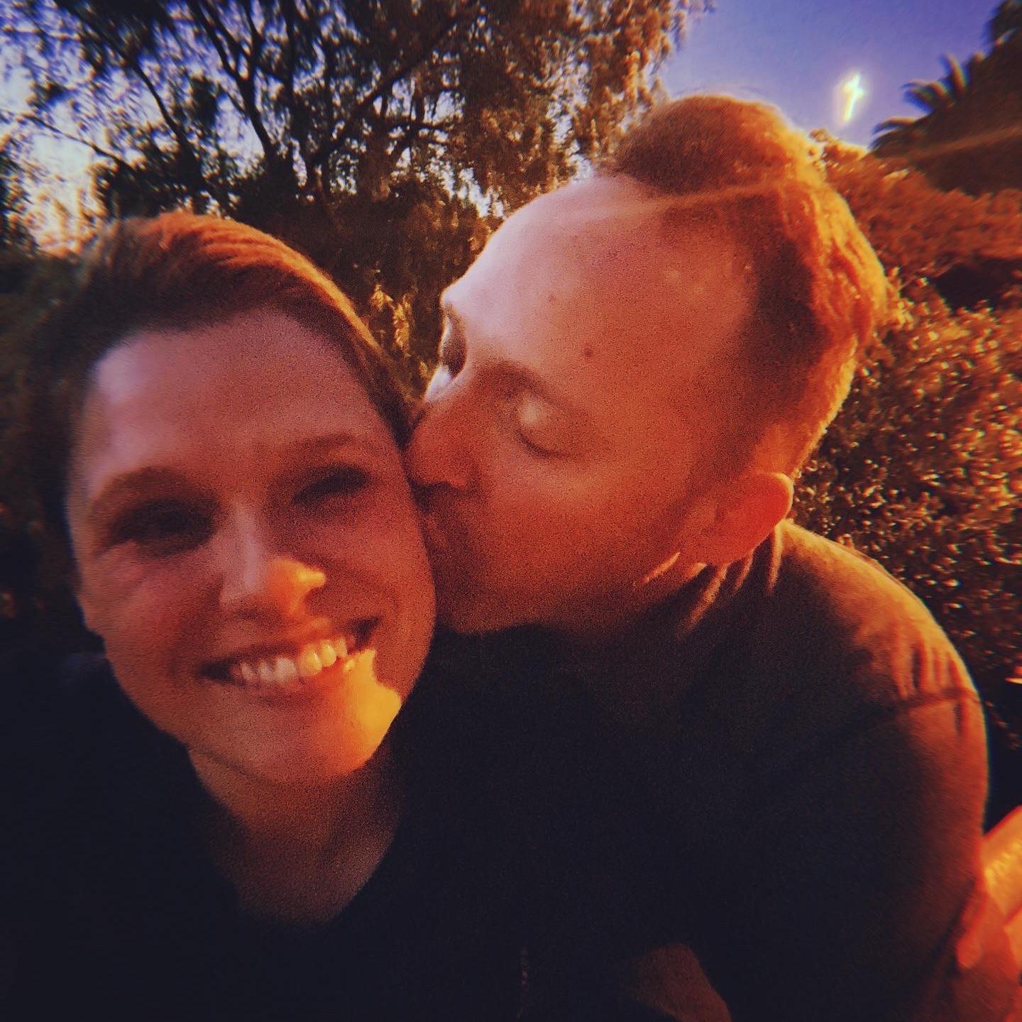 Every April 20th we commemorate the first conversation we had about dating, by going back to our old neighborhood and revisiting the hillside under the illuminated Cross.