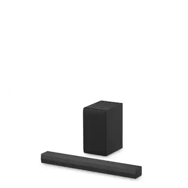 LG - 2.1-Channel S40T Soundbar with Wireless Subwoofer, Bluetooth Connectivity, Dolby Audio and WOW Orchestra - Black