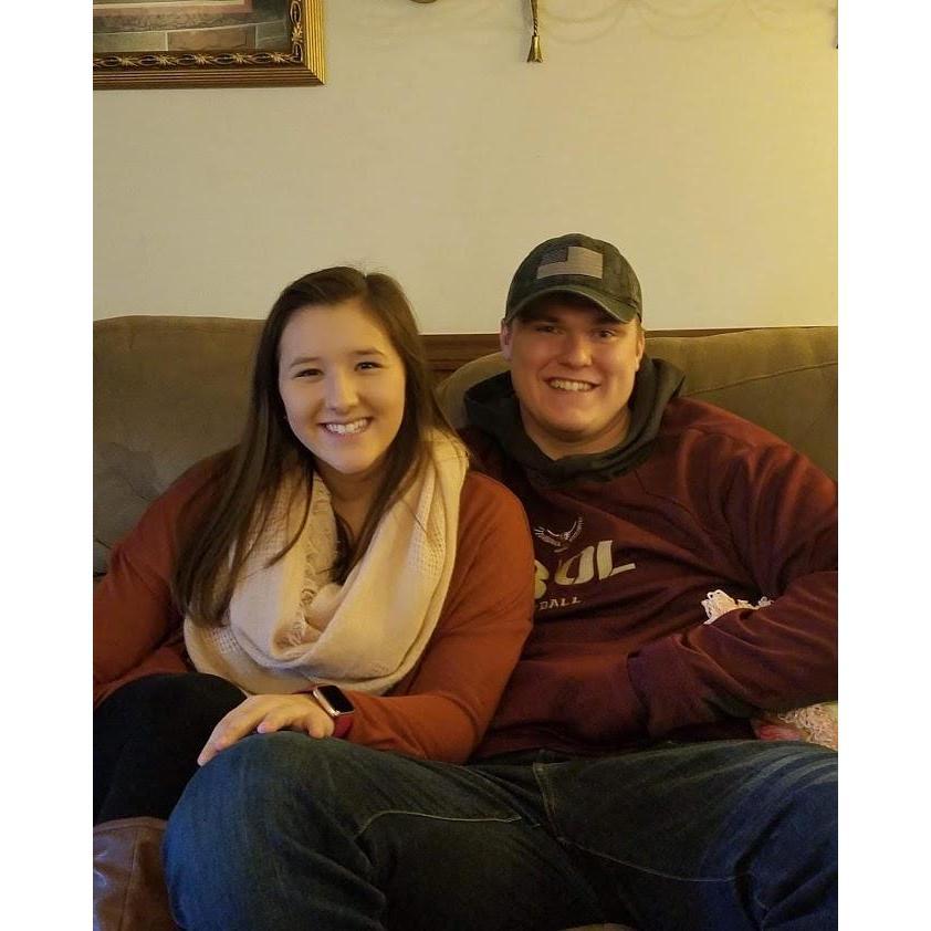 Haley and Taylor at Christmas 2019