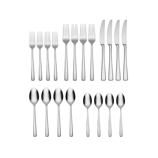 Oneida Doublet 20 Piece Everyday Flatware Set, Service For 4