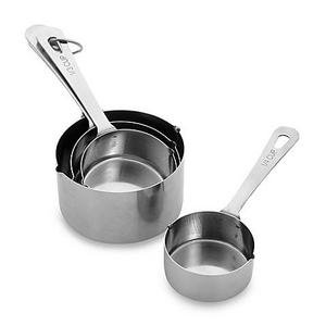 4-Piece Stainless Steel Measuring Cup Set