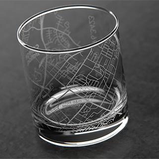 College Town Rocks Glass, Set of 2