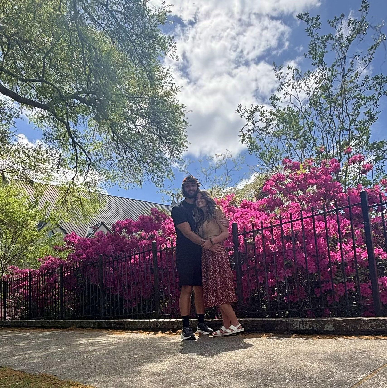 Enjoying the Azalea festival, with the Azaleas themselves.