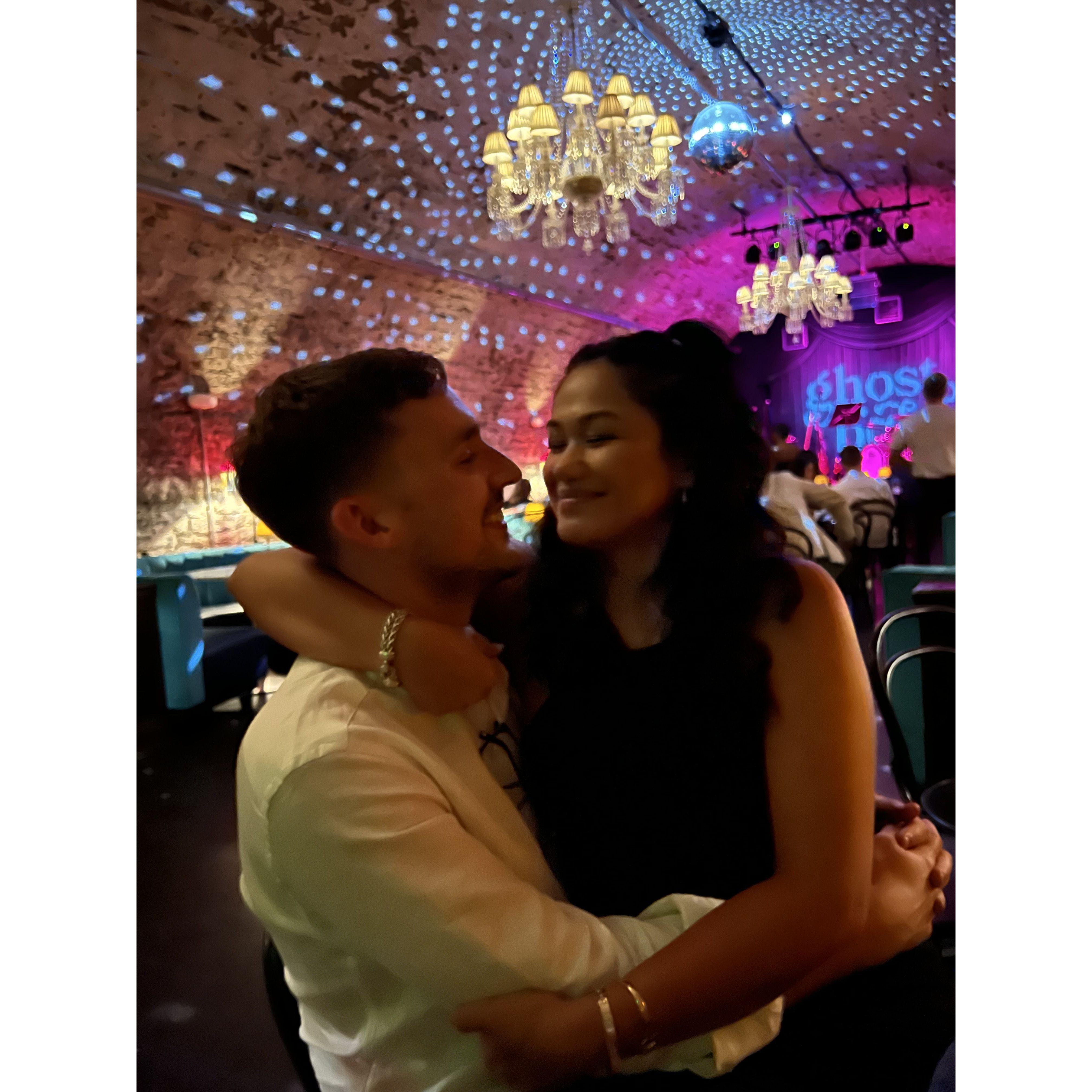 4 months together 6 stories underground at Ghost Baby