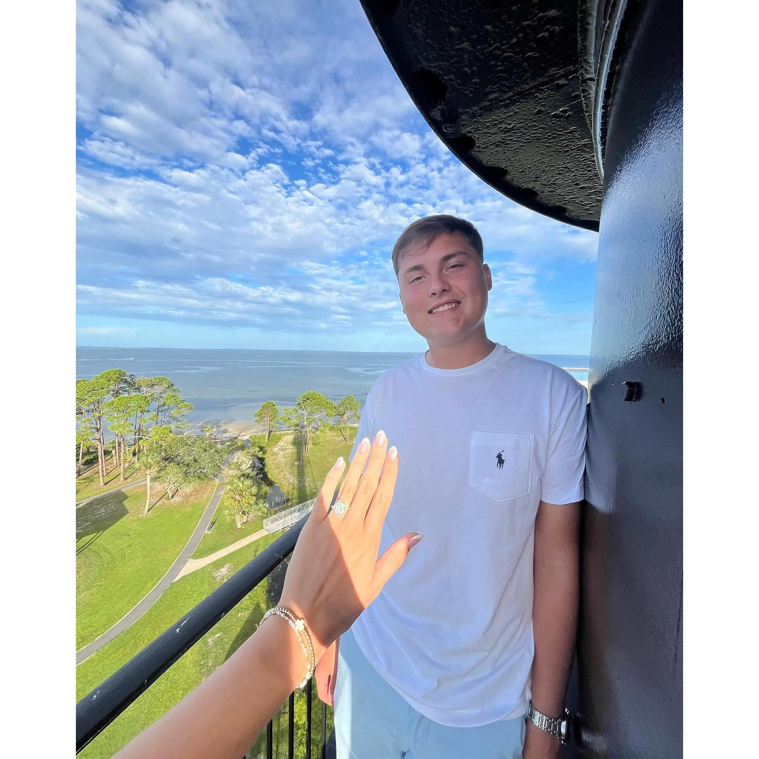 Where he proposed!