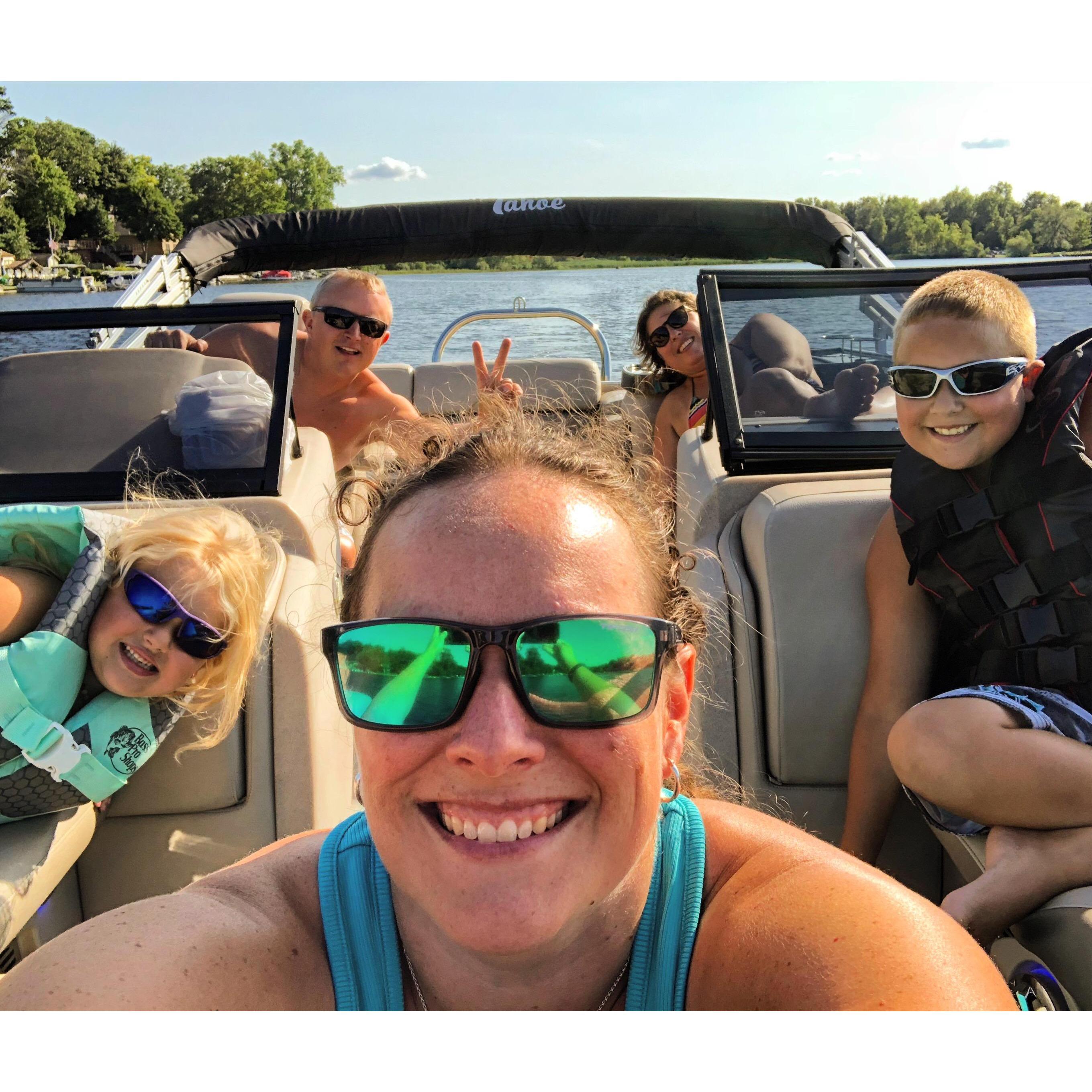Very few things beat an afternoon on the boat with family!