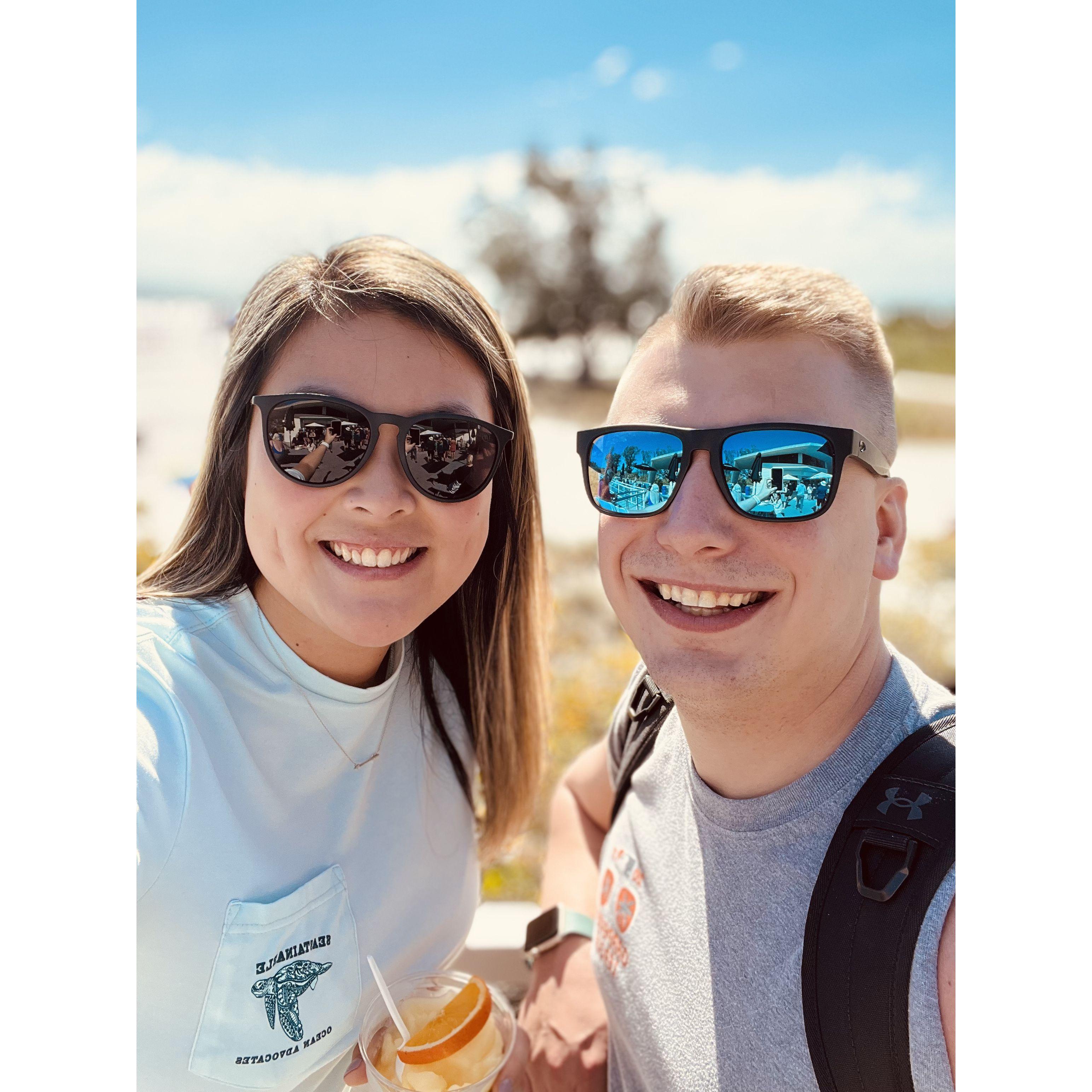 Visiting Tommy's grandparents in Florida - February 2023