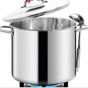 20 Quart Stainless Steel Stockpot with Lid