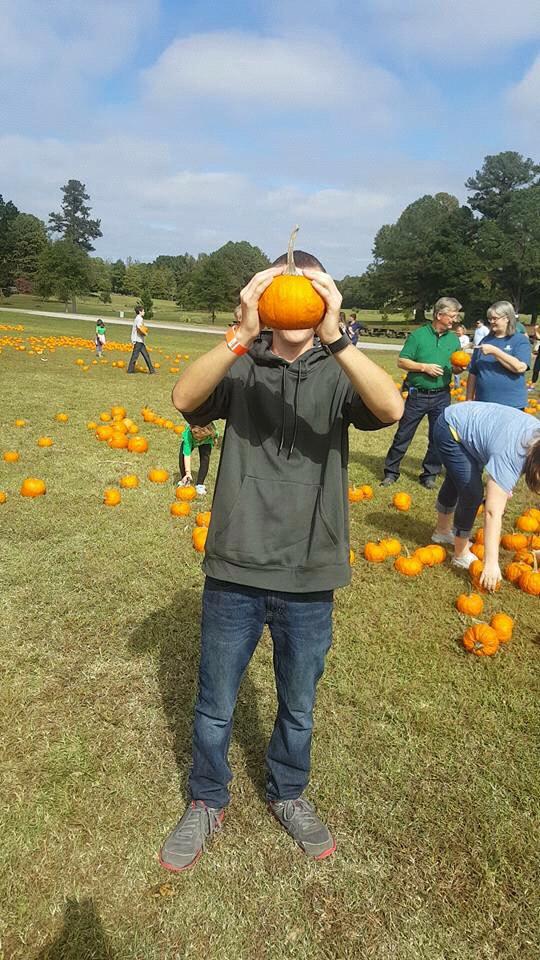 On our 1 year anniversary, we went to Hillridge farms to pick pumpkins! We went here because this is also where we went on our very first date!