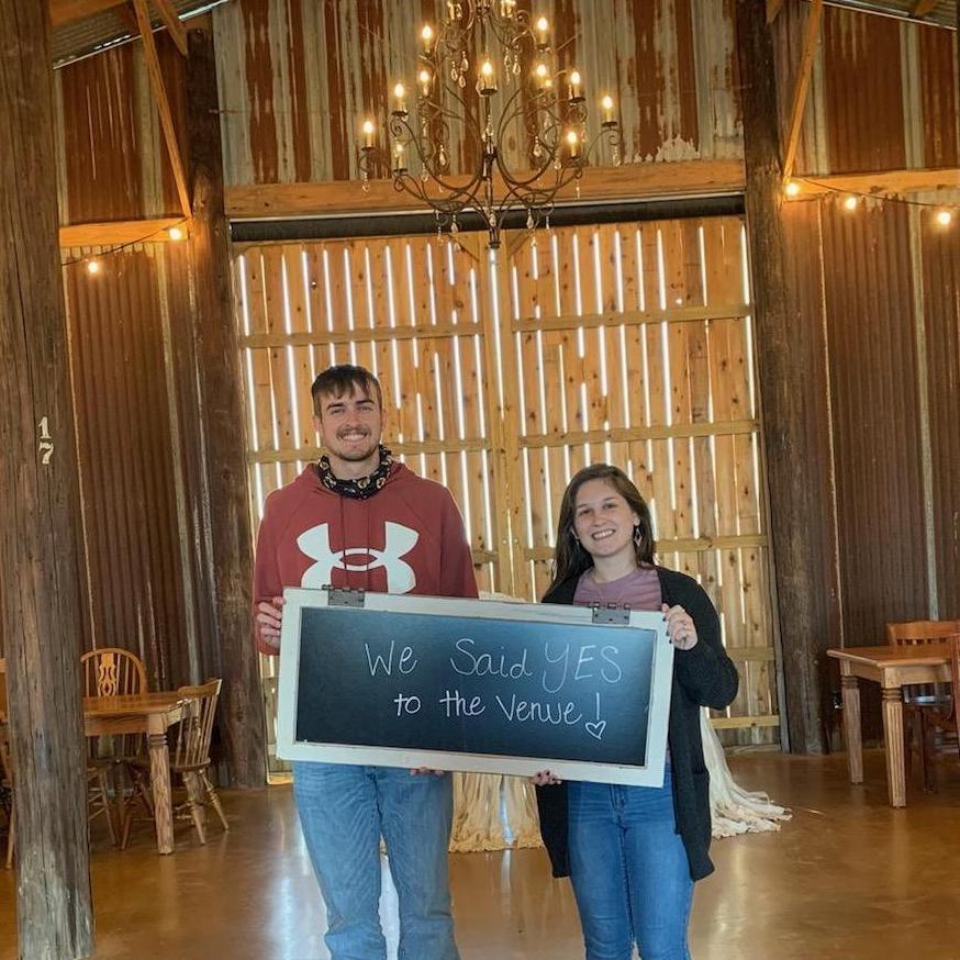 We said yes to the venue! Can’t wait for everyone to see it!