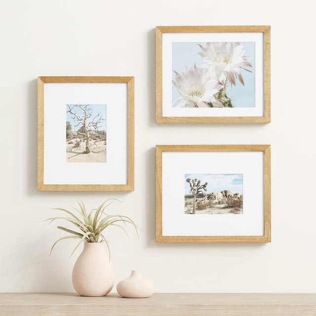 Wood Gallery Frame, 11"x13" (5"x7", 8"x10" Opening) - Natural