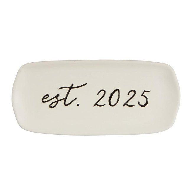 Mud Pie Everything Dish 4" x 9" PLATTERS & TRAYS, EST 2025