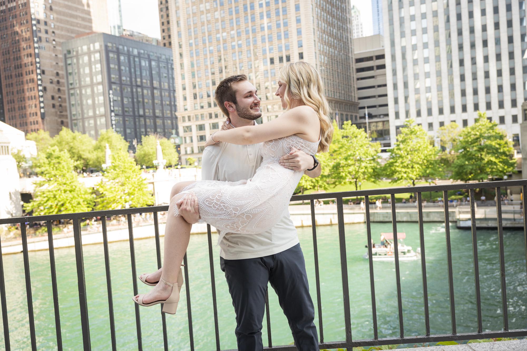 And then.. even more engagement photos feat. fun in Chicago (Praying that brad doesn't drop me)