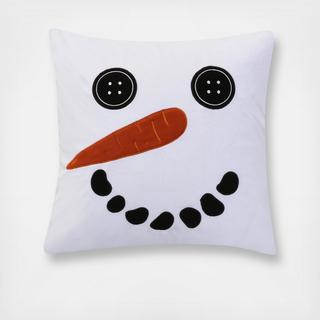 Northern Star Frosty Appliqued Pillow