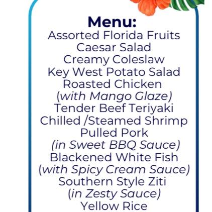 Reception Menu