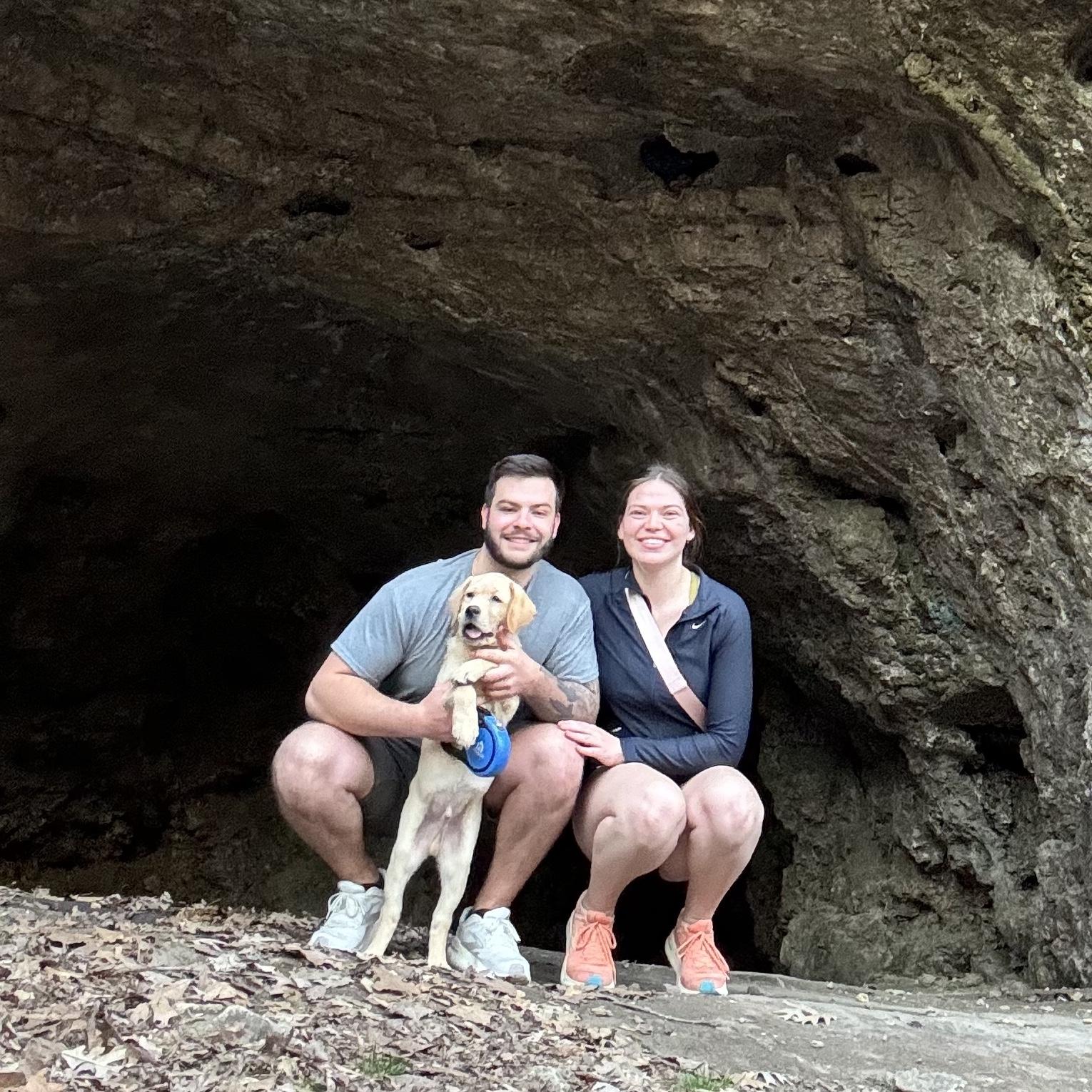 One of our first hikes with Ryder :)