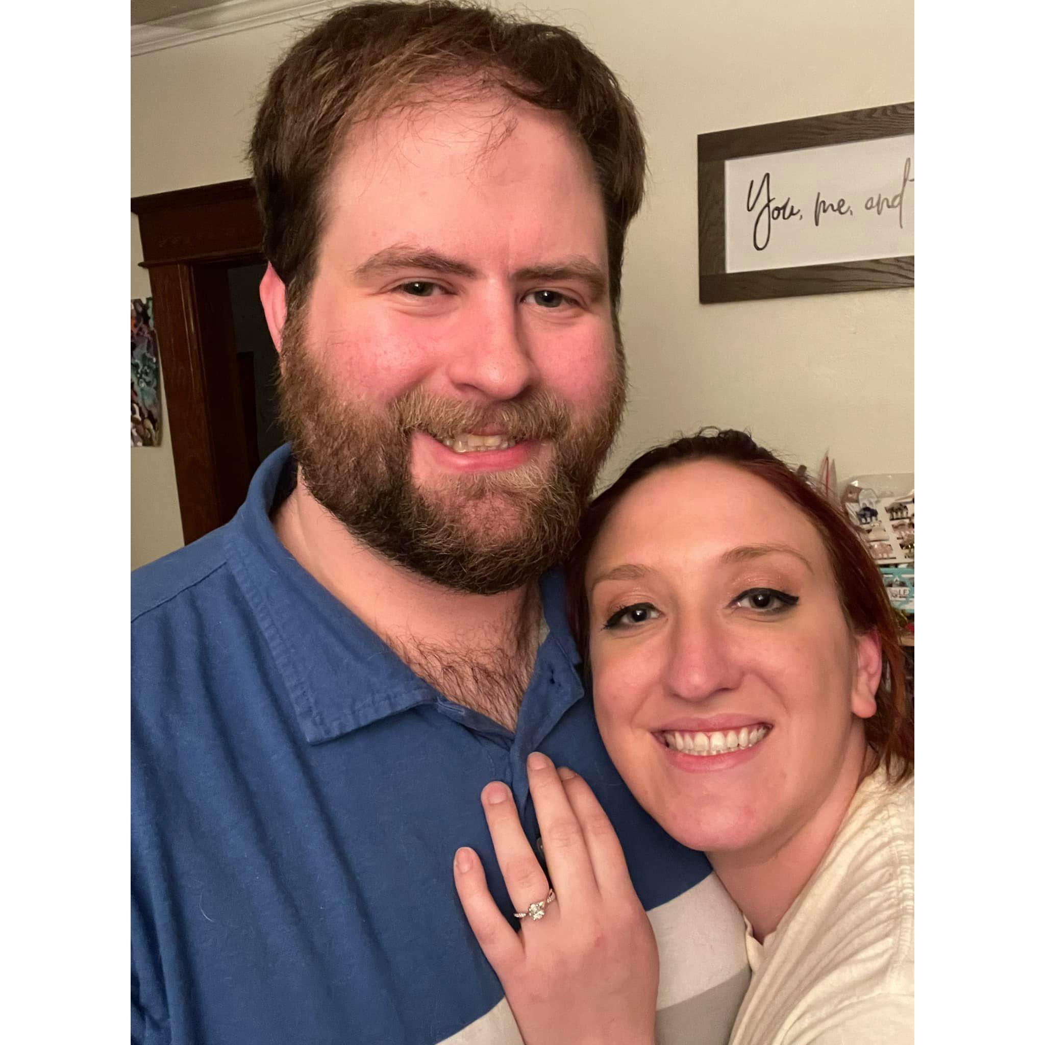 The night he proposed