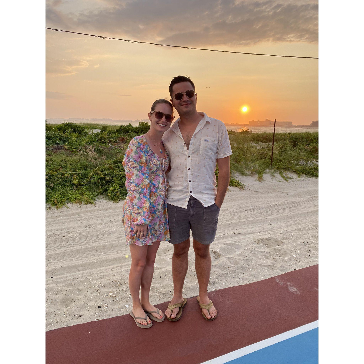Sunset at our favorite Sun & Surf Beach Club in Atlantic Beach, NY 2024