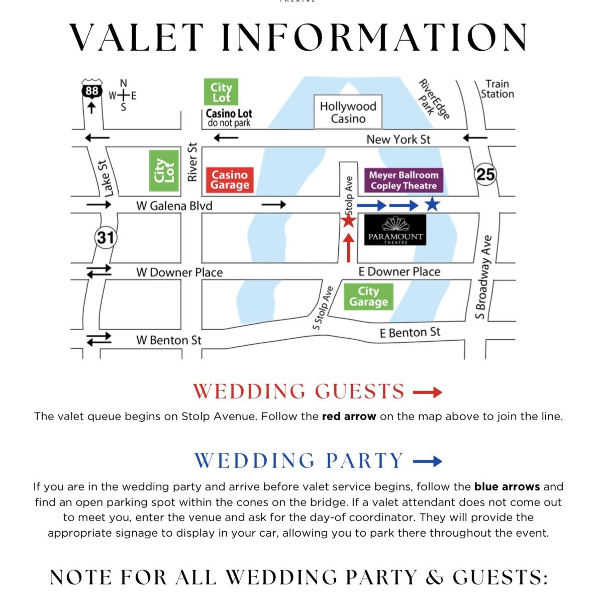 Valet service ends by 10:30pm. Please pick up your keys from the valet team at the North Island Center Atrium. Your car must be moved not later than 30 minutes after the event ends.