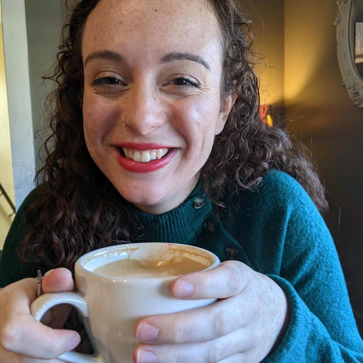 Niko took this picture at our favorite coffee shop, Fuel! We go there on dates after church all the time.