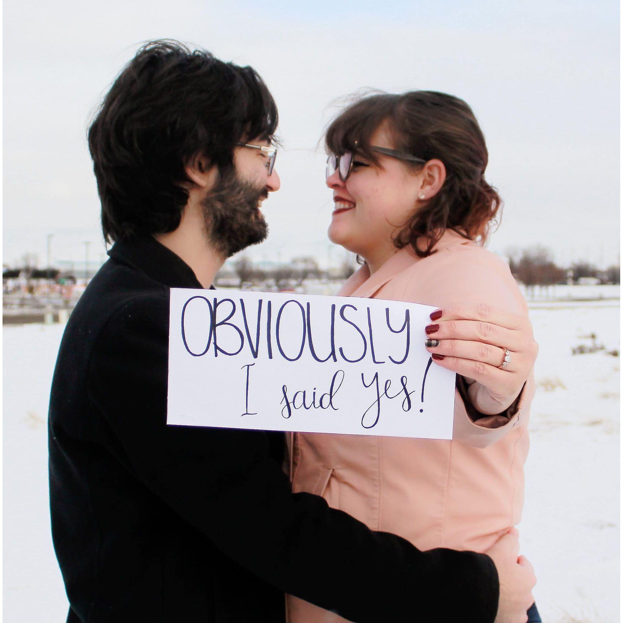 Obviously I said yes