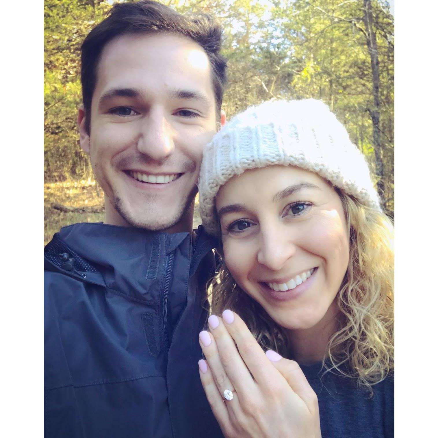 We're engaged! 
Feb 2019