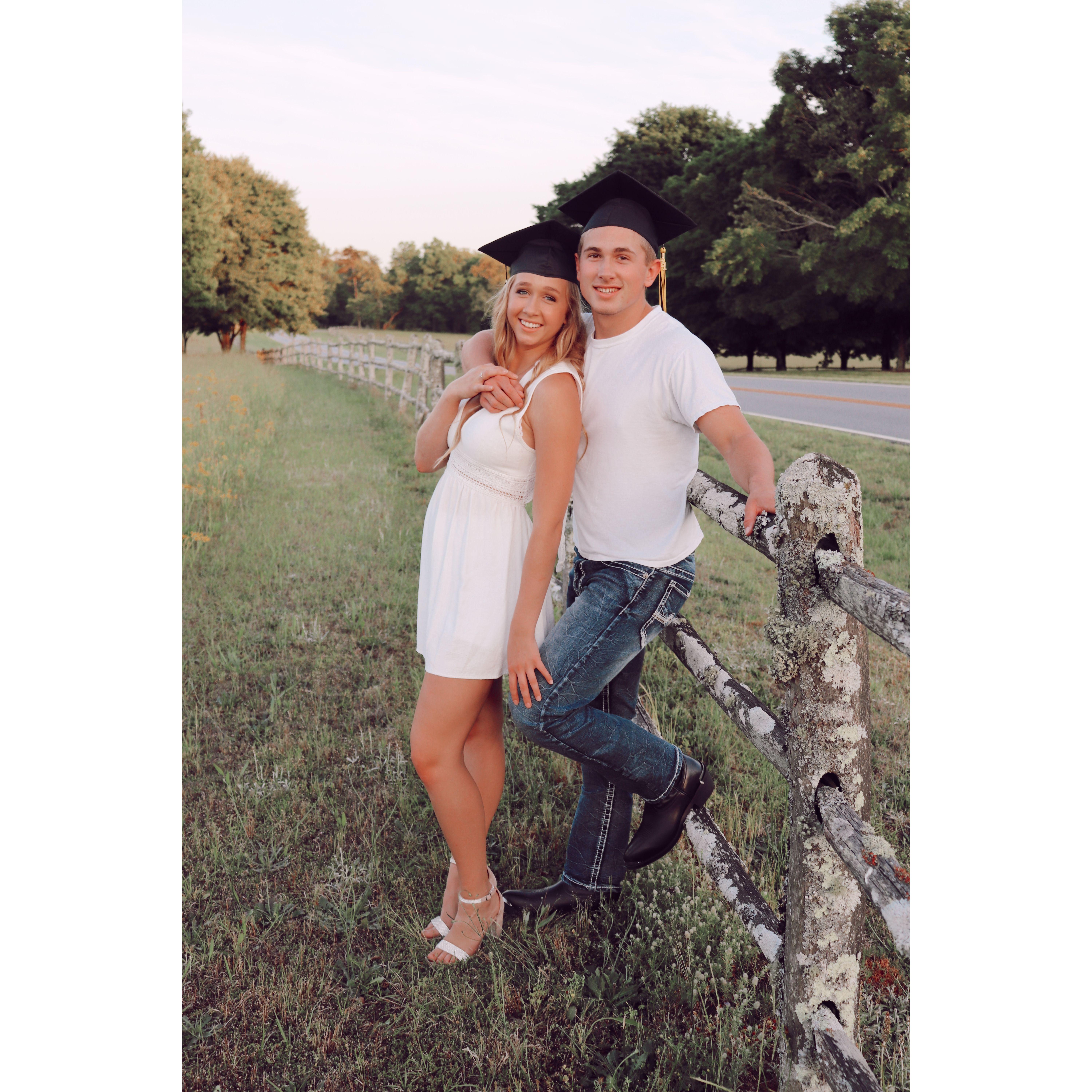 Our graduation pictures