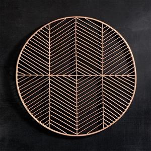 cb2 register copper placemat